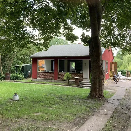 Ferienhaus Scandia Am See Warnitz Buitenkant foto